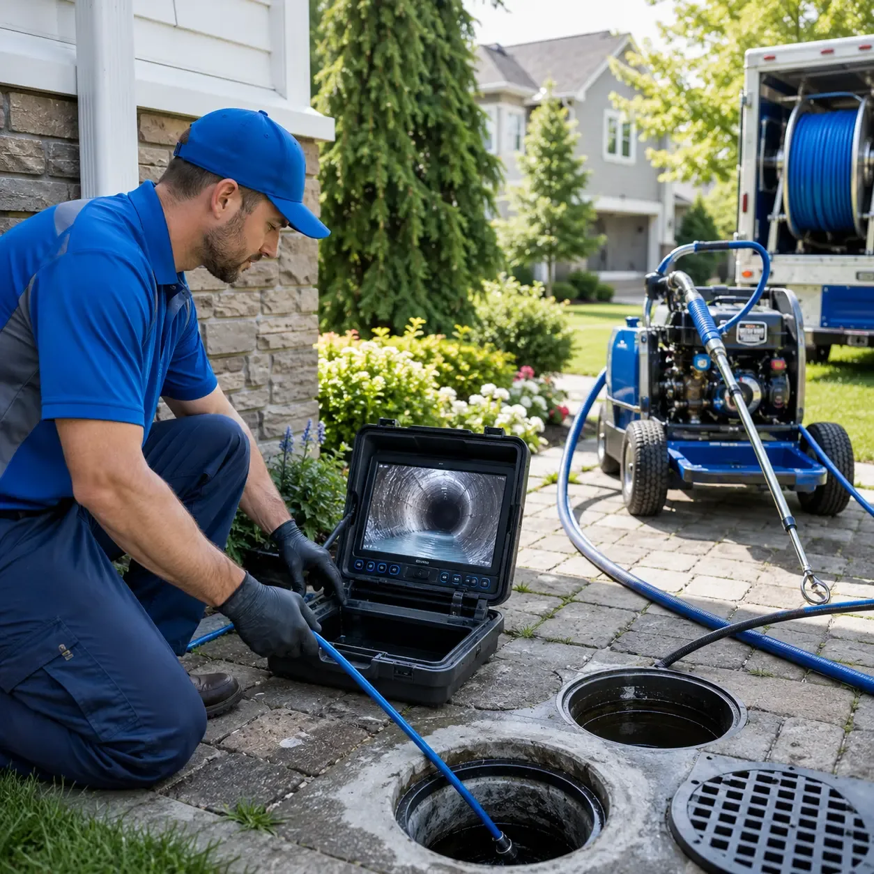 Outdoor drain cleaning professionals serving Harrison, GA